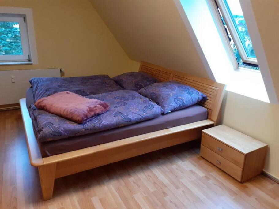 Schoene Und Ruhige Ferienwohnung In Ottendorf Зебниц Экстерьер фото
